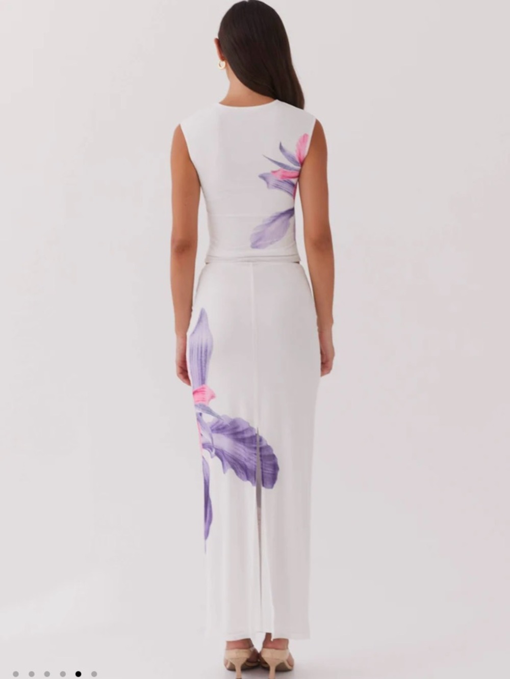 Peppermayo Mesh Maxi Skirt & Mesh Top Matching Set - Picture 7 of 8